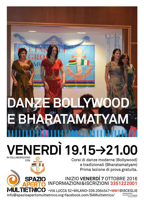 Corso di danze Bollywood e Bharatamatyam 2016/2017