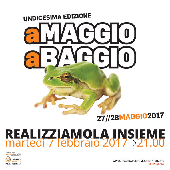 Al via l’organizzazione dell’undicesima edizione di A Maggio a Baggio