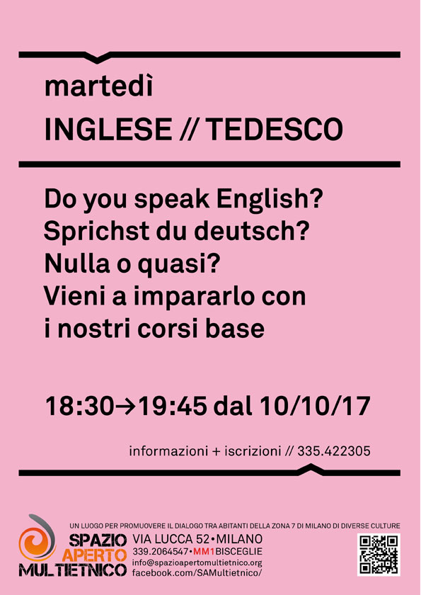 CORSO DI INGLESE/TEDESCO 2017/2018