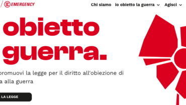 Fabbrica Utopie sostiene “Io obietto la guerra”